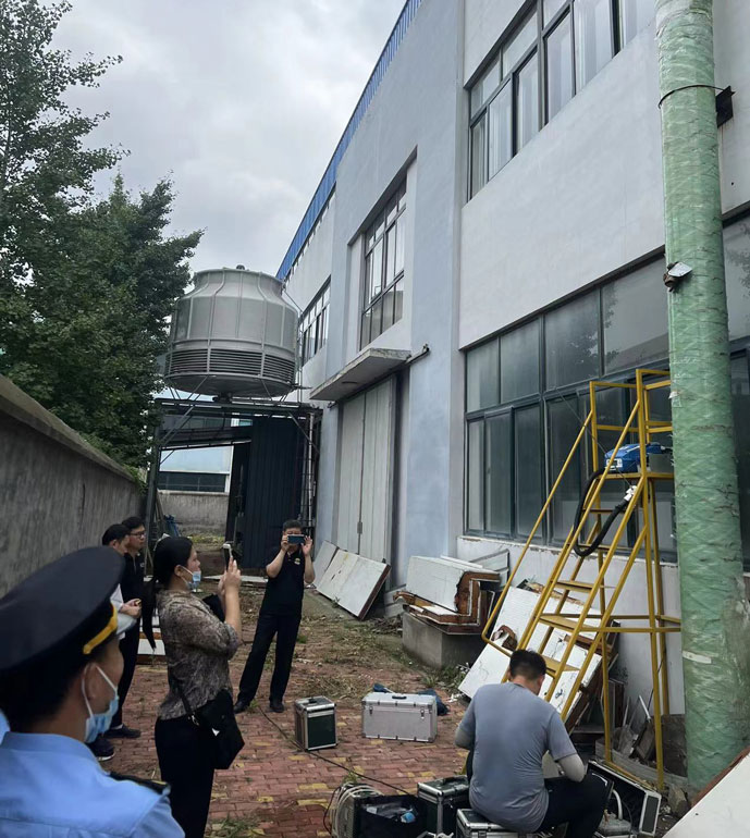 青島力克川液壓機(jī)械有限公司現(xiàn)場測試